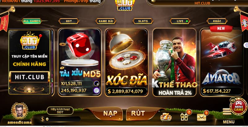 Giới thiệu đôi nét về xóc đĩa Hit club